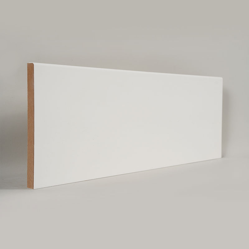 MDF Süpürgelik (Dolgu Astarlı ve İnci Beyazı)1/2' x 5 1/2'