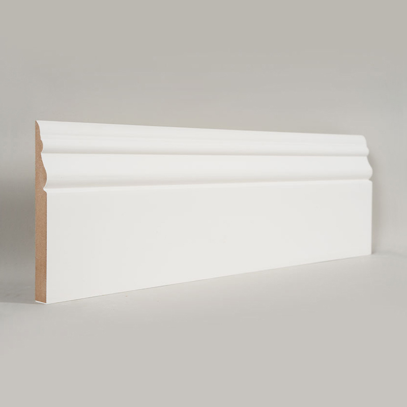 MDF Süpürgelik (Dolgu Astarlı ve İnci Beyazı)3/5' x 5'