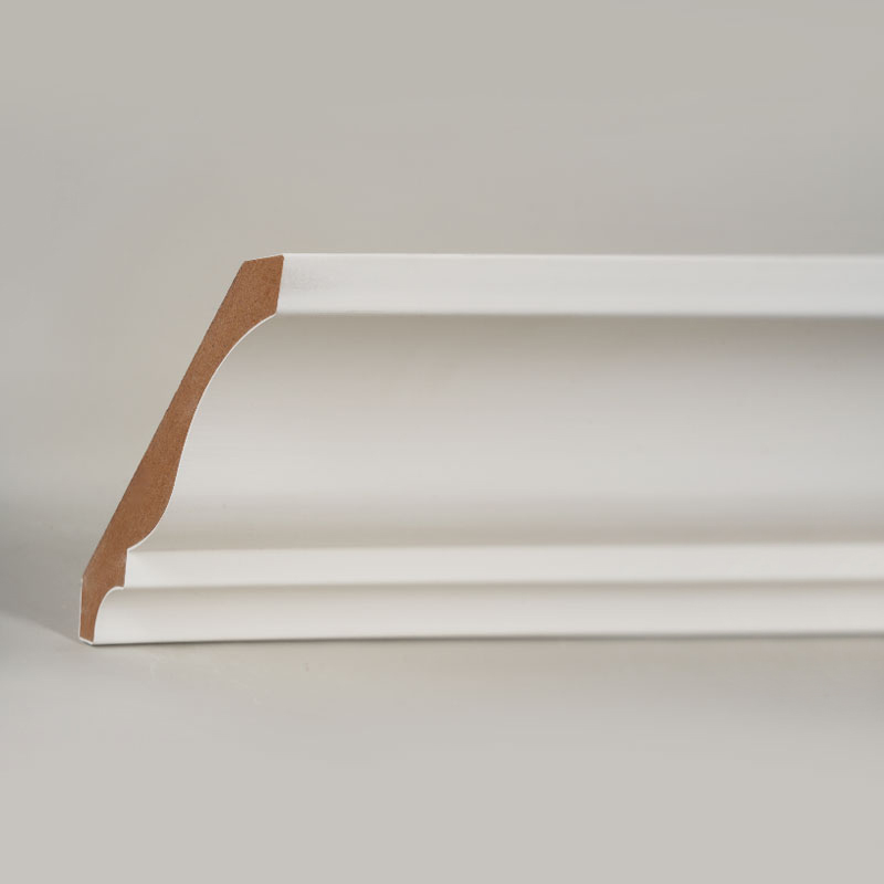 MDF Taç Kalıplama (Dolgu Astarlı ve İnci Beyazı) 3/5' x 4 1/4'