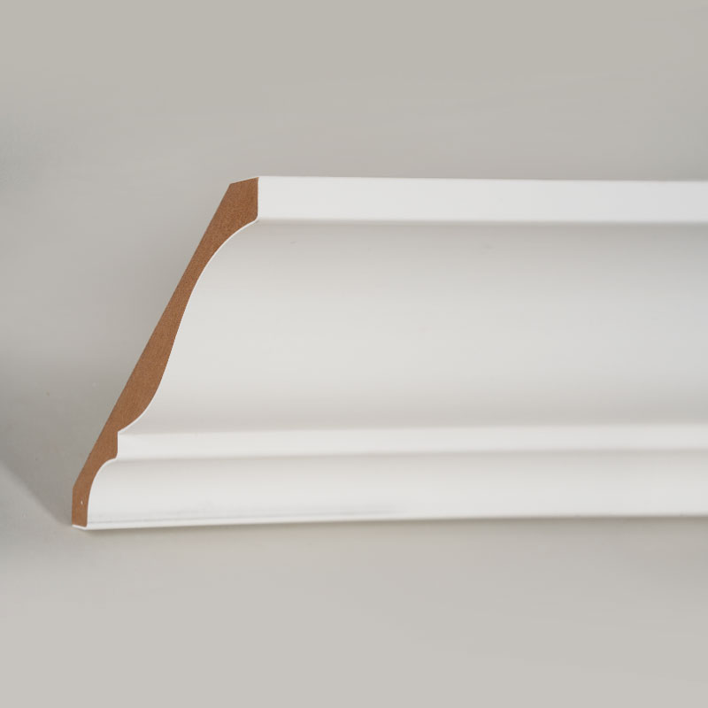 MDF Taç Kalıplama (Dolgu Astarlı ve İnci Beyazı) 3/5' x 5 1/4'