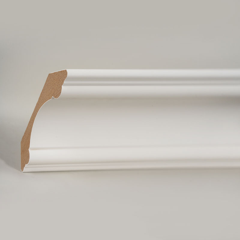 MDF Taç Kalıplama (Dolgu Astarlı ve İnci Beyazı) 3/4' x 3 3/8'