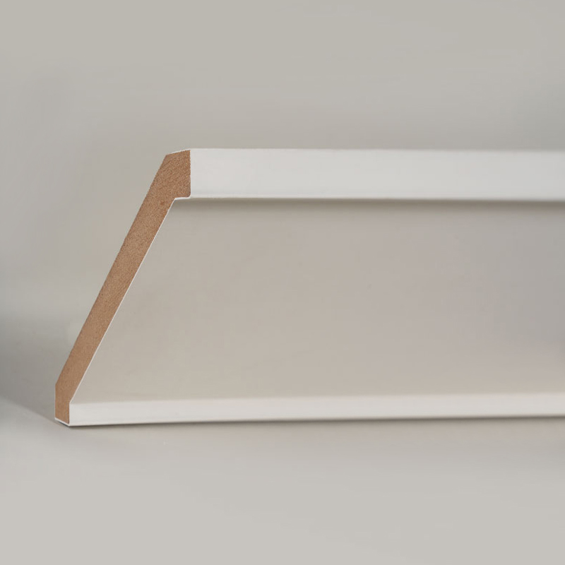 MDF Taç Kalıplama (Dolgu Astarlı ve İnci Beyazı) 3/5' x 4 1/4'