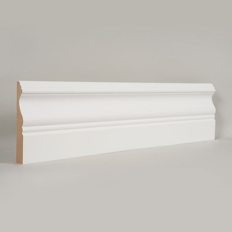 MDF Süpürgelik (Dolgu Astarlı & İnci Beyazı)3/5' x 4'
