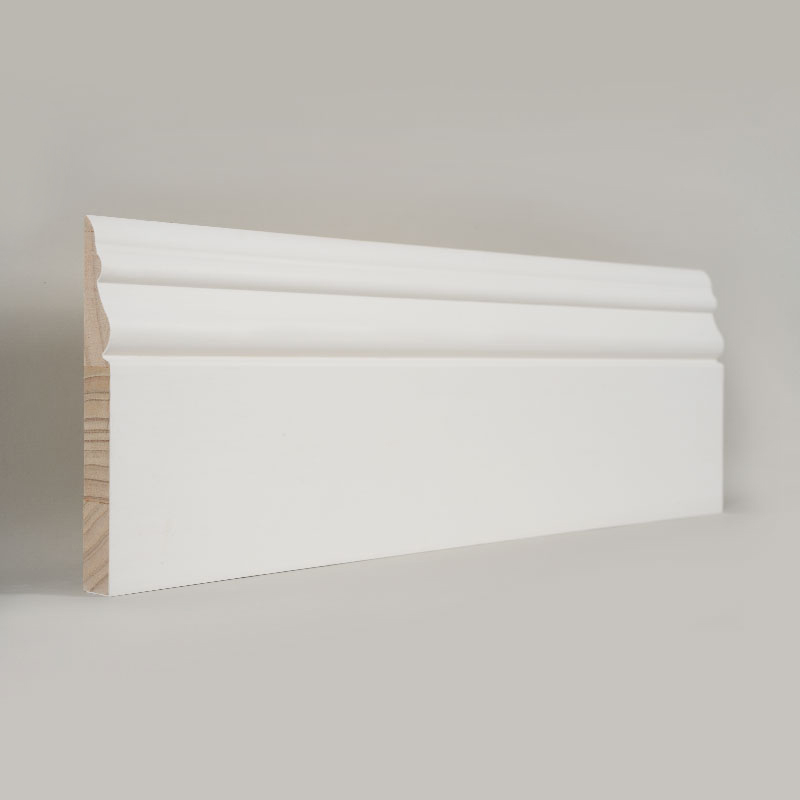 Çam Süpürgelik (Dolgu Astarlı ve İnci Beyazı) 3/5' x 5'